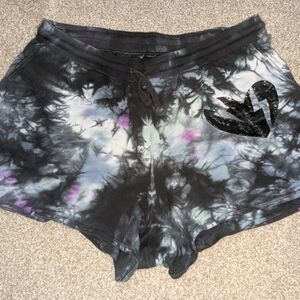 Torrid x Lovesick Navy Tye Dye Shorts
